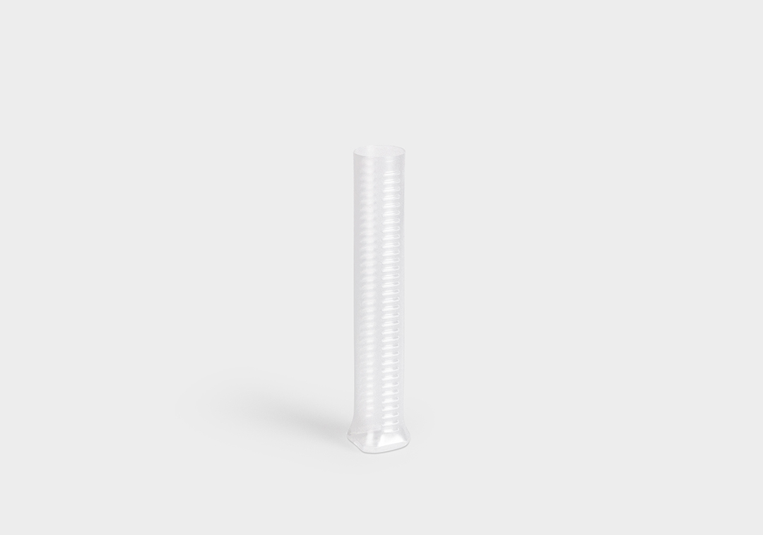 Packaging tube TelePack TelePack: a round telescopic packaging tube with ratchet mechanism.